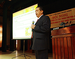 Giới thiệu Trà giải rượu Nevơsay trong Hội nghị báo cáo viên các tỉnh, thành phố phía Bắc tháng 11/2010 
